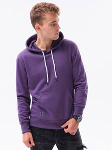 Ombre Clothing Herren-Kapuzenpullover mit Kapuze Kael lila XL