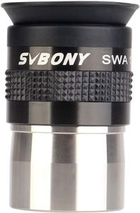 Svbony SV136 Okular 1,25", Ultraweitwinkel Okular 18mm,FMC 72 Grad APO Okular für Teleskop