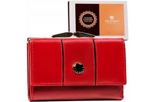Peterson Dámska kožená peňaženka Keenclaw červená One size