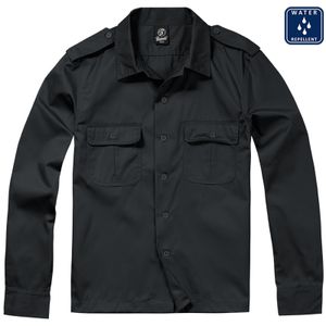 Brandit Pánska košeľa US Shirt BD4102 Black S