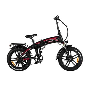 2Flash BU1 Foldable E-Bike Rot, 20 Zoll, Pedelec Faltrad E Klapprad, 48V 12 Ah (576Wh), Aluminium Rahmen