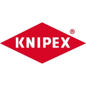 Knipex 262-6200 Flachrundz.200mm VDE geb. + Schneide,40°gewink.Back, rot/gelb/silber