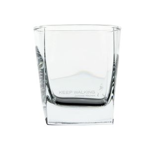 Johnnie Walker Whisky Tumbler, Whiskyglas, kubisch, Glas, Transparent, 300 ml