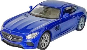 MERCEDES-AMG GT Modellauto Metall Modell Auto Spielzeugauto Welly Kinder Geschenk 03 (Blau-Metallic)