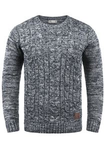 SOLID SDPhilemon Herren Pullover Strickpullover Grobstrick Pullover Zopfstrick mit Rundhalsausschnitt