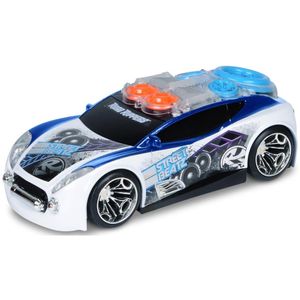 Nikko – Road Rippers Street Beatz – Motorisiertes Spielzeug Auto mit Licht und Sound – Wheelie Auto für Kinder – Weiß