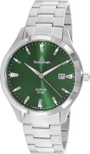 Dugena Herren-Armbanduhr Tresor Master, Quarz, Edelstahl, Saphirglas, 20 bar
