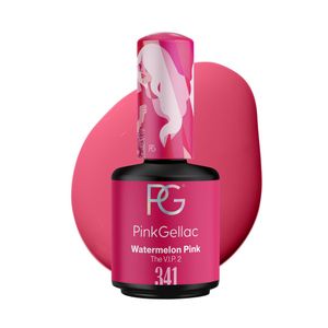 Pink Gellac - Shellac - Cremiges Finish - 341 Watermelon Pink - 15ml