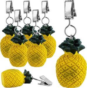 8 Tischdeckenbeschwerer Tischklammern Tischtuchhalter Tischtuchgewichte Ananas
