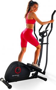 Mobiclinic, Crosstrainer, 8 Widerstandsstufen, LCD-Display, bis zu 100 kg, Atlas-Modell, gepolsterter Griff, rutschfeste Pedale, 4 kg Widerstandsrad