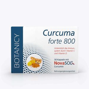 CURCUMA FORTE 800 mit flüssigem Mizell-Curcumin ohne Piperin, hochdosiertes Kurkuma für die tägliche Einnahme - Nahrungsergänzungsmittel