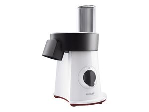 Philips Viva Colletion Salat Maker, 6 Scheiben, 200 W, Spühlmaschinenfest, Weiß (HR1388/80)