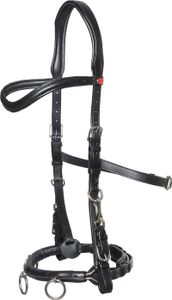Kieffer Kappzaum Ultrasoft  - schwarz - Warmblut
