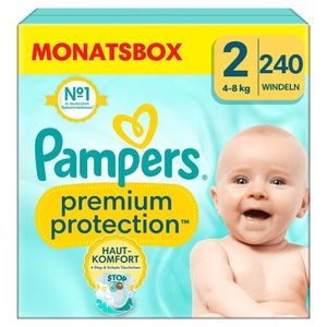 Pampers Premium Protection New Baby Gr.2 Mini 4-8kg MonatsBox
