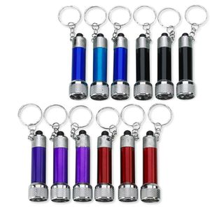 Favson Mini-LED-Taschenlampen-Schlüsselbund, 2,5 Zoll Mini-Kunststoff-Taschenlampe, 12er-Pack, verschiedene Farben