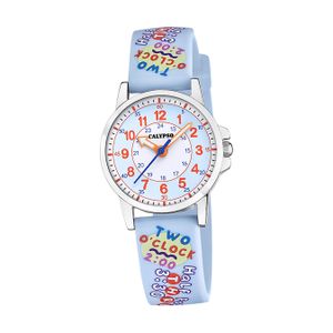 Calypso Kinderuhr PUR mehrfarbig hellblau Calypso Junior Armbanduhr D2UK5824/3