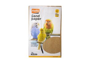 Karlie Sandpapier Schnabelpflege Vogel Papier Beige 28x46 cm