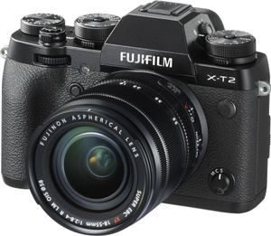Fujifilm X-T2 Body, 24 MP, 6000 x 4000 Pixel, CMOS III, 4K Ultra HD, 457 g, Schwarz