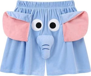 Funny Elephant Shorts, Cute and Novelty Elephant Pajama Pants, Casual Loose Home Shorts Couple Shorts Funny Elephant Shorts, Cute and Novelty Elephant Pajama Pants, Casual Loose Home Shorts Couple Shorts