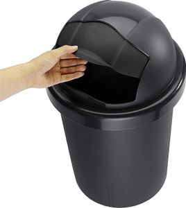 Abfalleimer 10 l ROLL BOB, Farbe:Schwarz