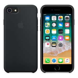 Apple Silikonové pouzdro iPhone 7 / 8 / SE 2020 černé