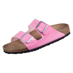 Birkenstock Damen Pantolette, rosa/pink(patentcandypinkblack (11806)), Gr. 39