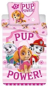 Paw Patrol Bettwäsche Set rosa 135x200cm 80x80cm