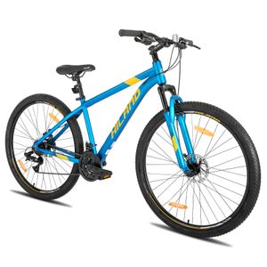 HILAND Mountainbike 29 Zoll MTB mit Aluminiumrahmen Scheibenbremse SHIMANO 21-Gang, Hardtail Fahrrad für Damen und Herren 170 - 200 cm, Blau