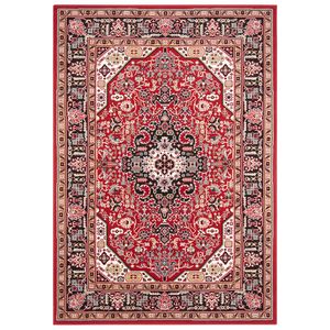 Orientalischer Kurzflor Teppich Skazar Isfahan Rot, Größe:120x170 cm