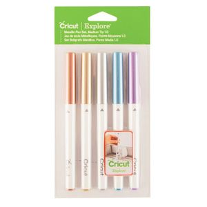 Cricut Color Metallic Medium Point Pen Set (1,0 mm), 5 Farben