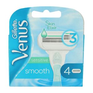 4 Gillette Venus Sensitive Smooth Rasierklingen Ersatzklingen Damen Klingen