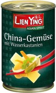 Lien Ying China-Gemüse mit Wasserkastanien, 400g