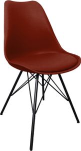 Kick Collection Esszimmerstühle Metal Luuk - Rot - Kunststof en Metall - Erhältlich in vielen Farben