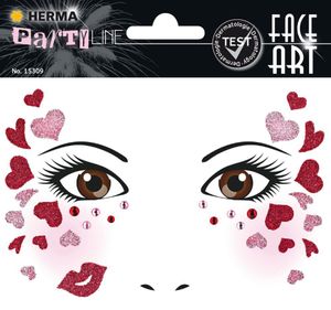 HERMA Face Art Sticker Gesichter "Love"