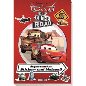 Disney Cars - On the Road - Superstarker Sticker- und Malspaß - Über 600 Sticker
