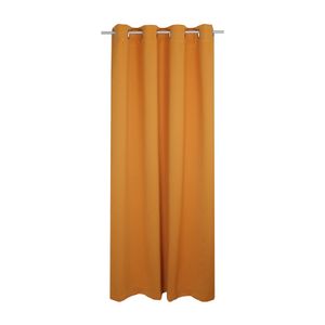Verdunkelungsvorhang Ösen 300x245 cm orange Vorhang blickdicht Blackout Gardine