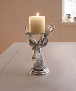Kerzenhalter 'Hirsch' Feuer Leuchten hell Tisch Deko,filigrane Details,Hingucker