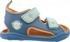 Affenzahn Sandal Leather Airy Hai blau kombi Affenzahn Sandal Leather Airy Hai blau kombi