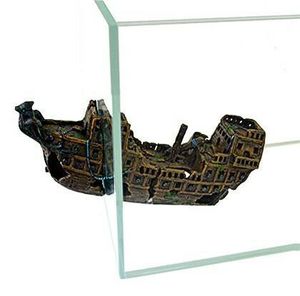 Happet Aquarium Ornament R155 Glasschiff 24 cm