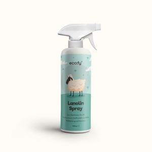 eco:fy Lanolin-Spray, flüssiges Wollfett als Spray zum Nachfetten von Wollkleidung, Wollhosen und Wollschuhen, pestizidfrei und vonSchafen, schnelle Wollpflege