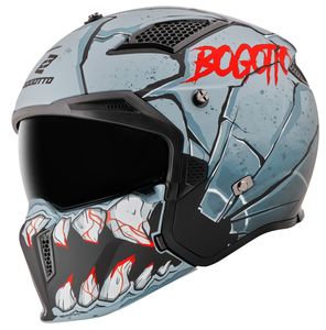 Bogotto Radic Onix Helm (Grey/Black,M)