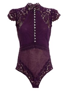 Krüger Collection Trachten Body "Millie" 282165 | Lila Größe: 44