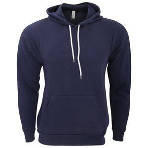 Bella + Canvas Unisex Fleece-Pullover mit Kapuze BC1336 (S) (Dunkelblau)