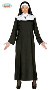 Nonne Kostüm für Damen Gr. M - L, Größe:M