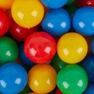 Bieco Bälle für Bällebad | 250 Stück, Größe ca. 6 cm | Bunte Bälle | Kinder Bällebad Bälle | Plastic Balls | Geeignetes Bällebad für Babys | Bällebad Kinder