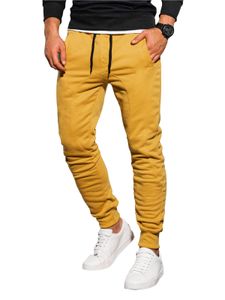 Pánske nohavice Jogger | Ležérne a pohodlné nohavice Jogger s elastickým pásom a šnúrkou Mix farieb Veľkosti S-XXL Žltá L