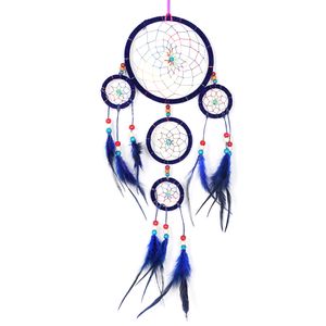 63cm Weiß Dreamcatcher Traumfänger Indianer Federn Träume Zuhause Dekor