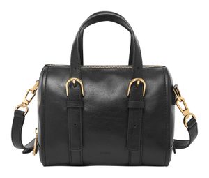 FOSSIL Umhängetasche Handtasche Carlie Mini Satchel Black schwarz