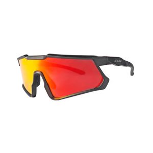 Zatwierdzone gogle rowerowe i narciarskie CGM 771A HIT Iridium Plus Black Red Lens