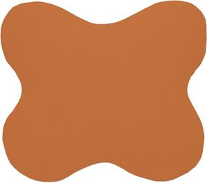 Bezug ACAMAR Schmetterlingskissen : Farbe - Ocker